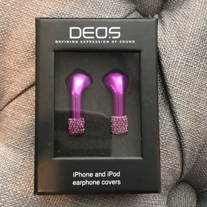 Swarovski iphone earplug covers